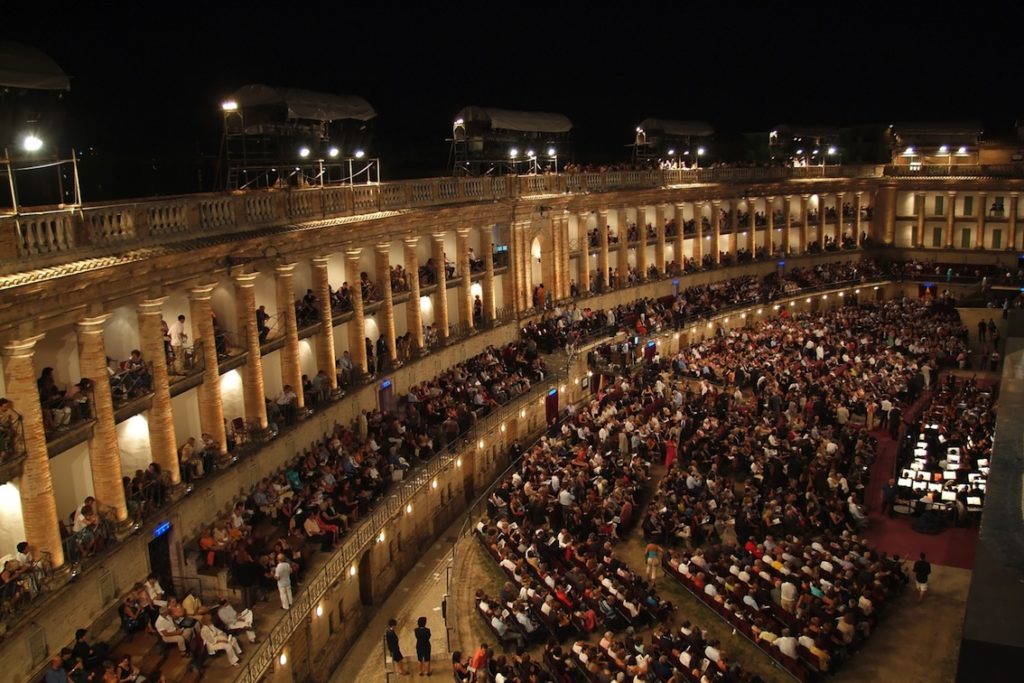 Theater Sferisterio in Macerata.