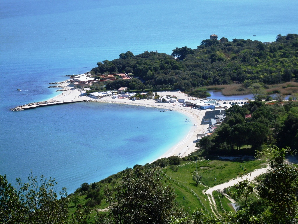 Portonovo - Stranden van Le Marche