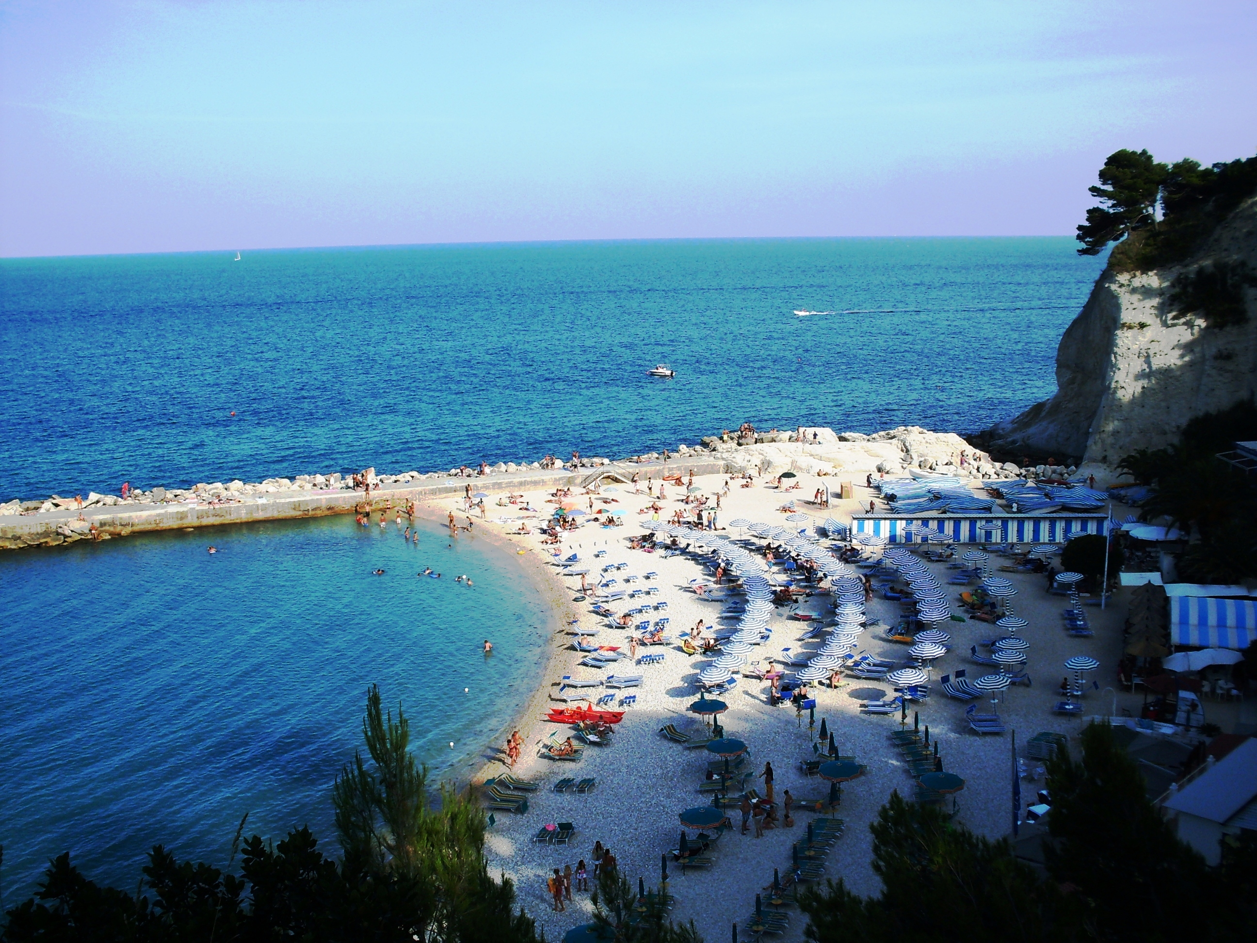 Sirolo - stranden van Le Marche